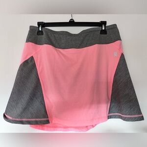 Pink and Gray Skort for Golf or Tennis